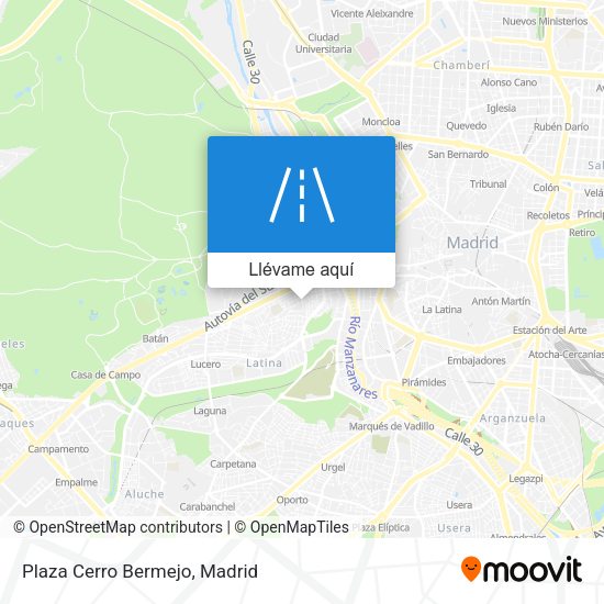 Mapa Plaza Cerro Bermejo
