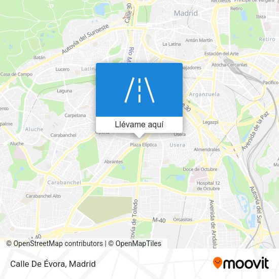 Mapa Calle De Évora