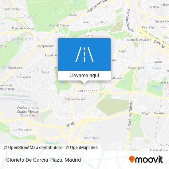 Mapa Glorieta De García Plaza