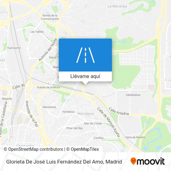 Mapa Glorieta De José Luis Fernández Del Amo