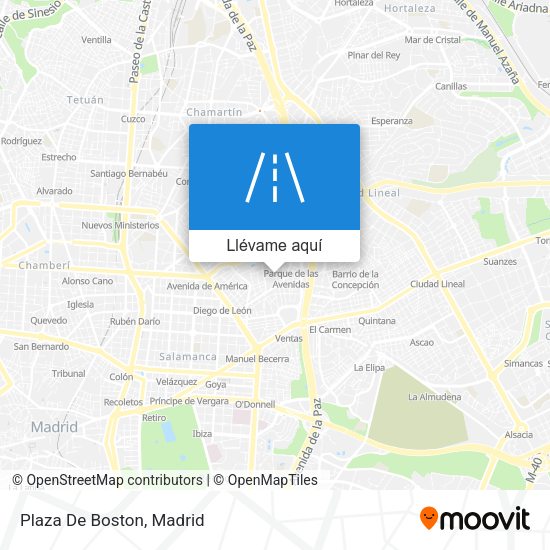 Mapa Plaza De Boston
