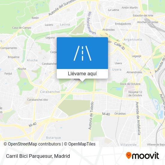 Mapa Carril Bici Parquesur