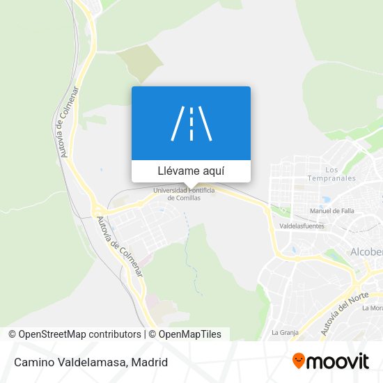 Mapa Camino Valdelamasa