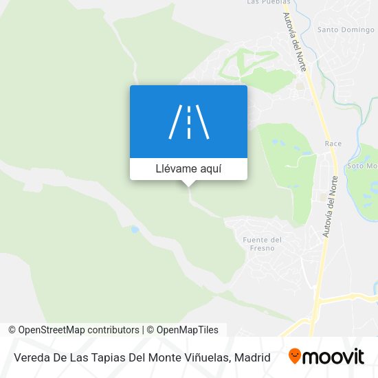 Mapa Vereda De Las Tapias Del Monte Viñuelas