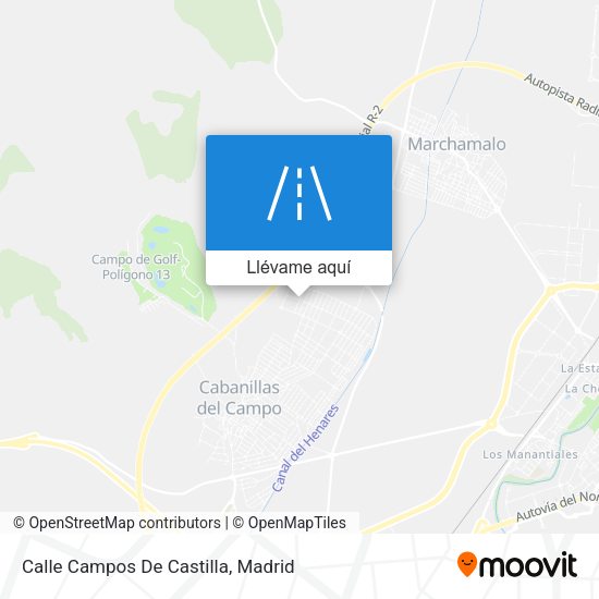 Mapa Calle Campos De Castilla
