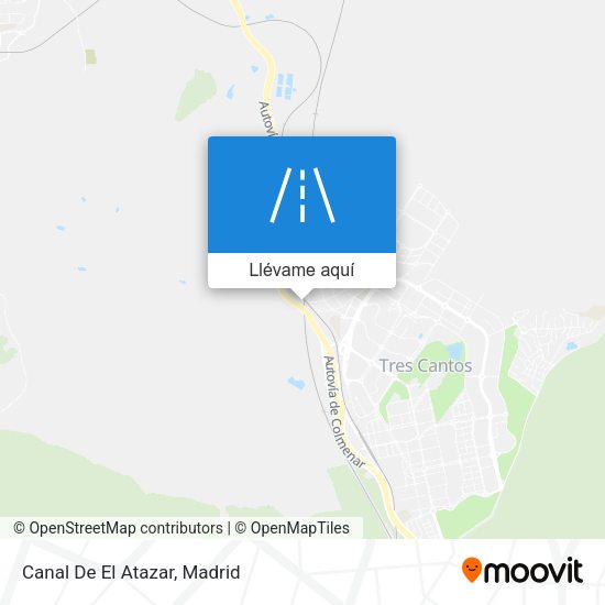 Mapa Canal De El Atazar