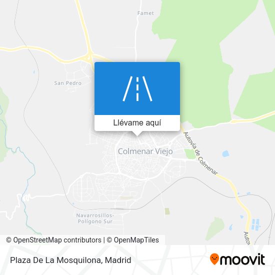 Mapa Plaza De La Mosquilona