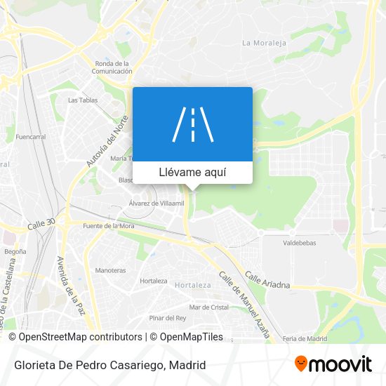 Mapa Glorieta De Pedro Casariego