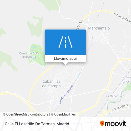 Mapa Calle El Lazarillo De Tormes