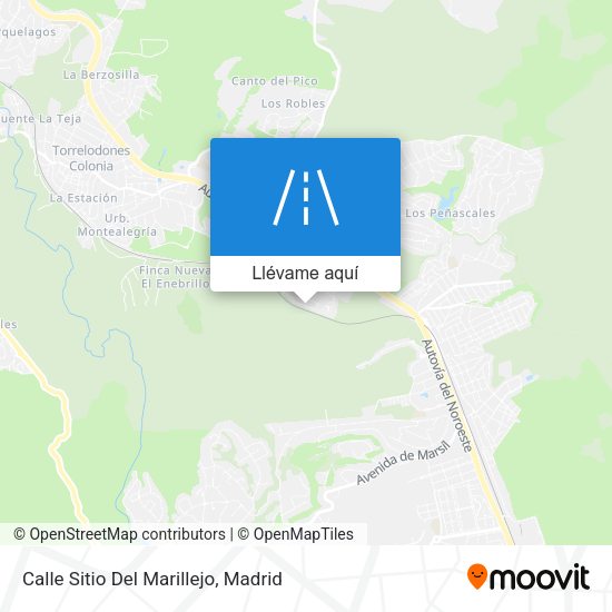 Mapa Calle Sitio Del Marillejo