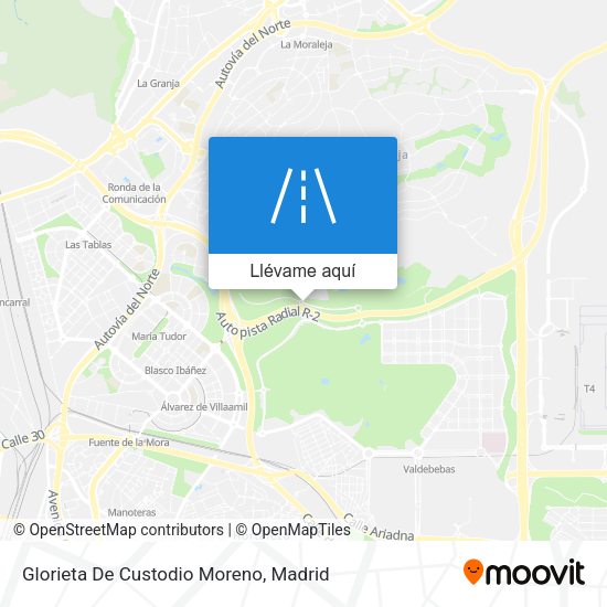 Mapa Glorieta De Custodio Moreno