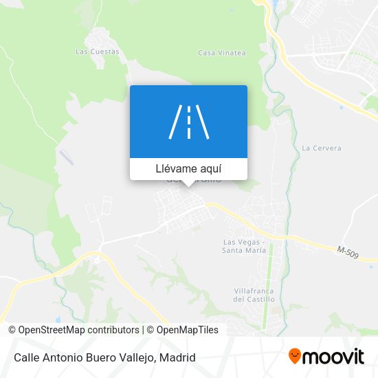 Mapa Calle Antonio Buero Vallejo