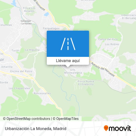 Mapa Urbanización La Moneda