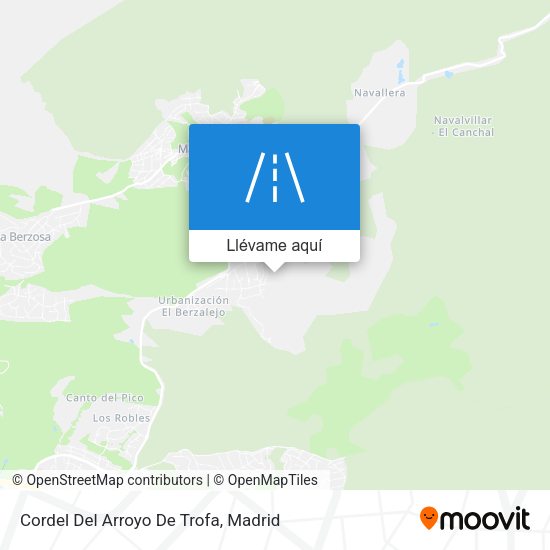Mapa Cordel Del Arroyo De Trofa