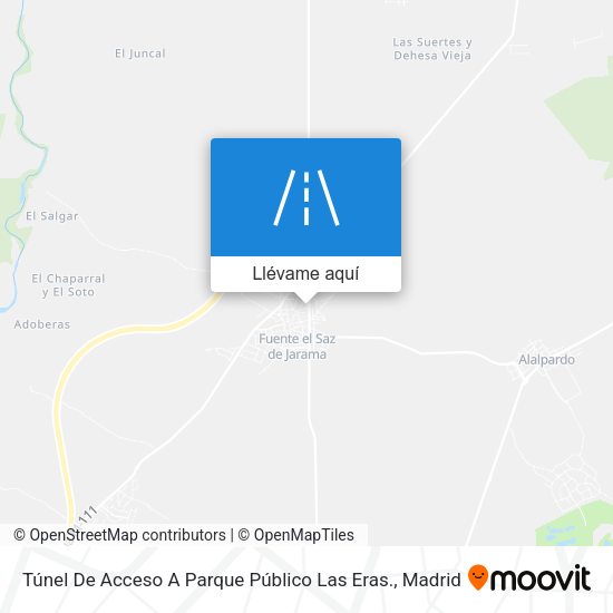 Mapa Túnel De Acceso A Parque Público Las Eras.