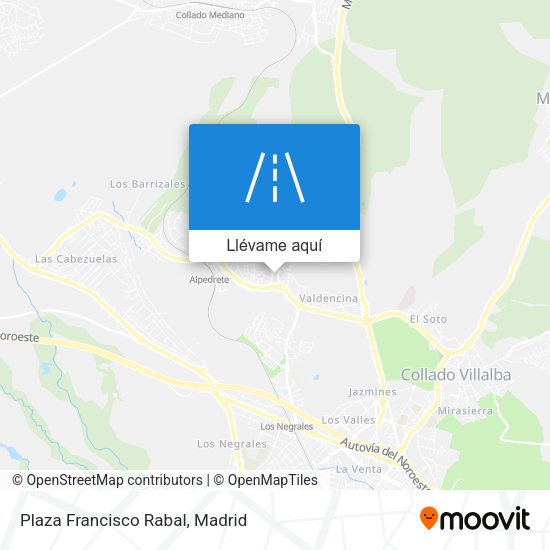 Mapa Plaza Francisco Rabal