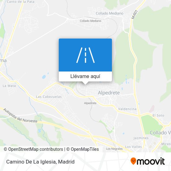 Mapa Camino De La Iglesia