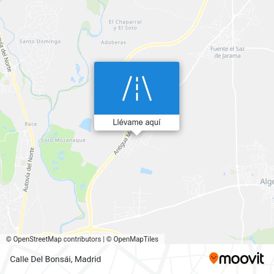 Mapa Calle Del Bonsái