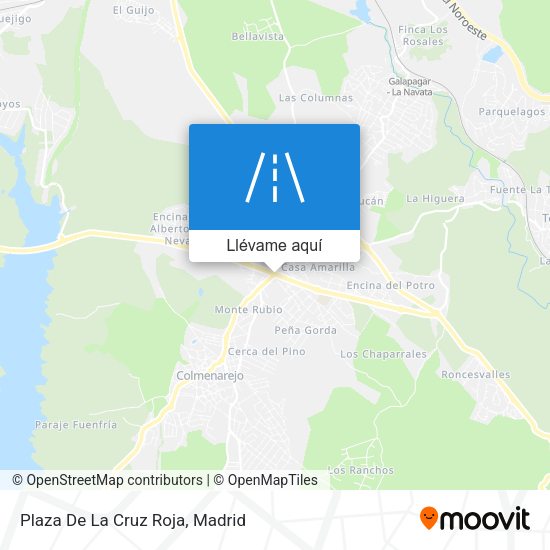 Mapa Plaza De La Cruz Roja
