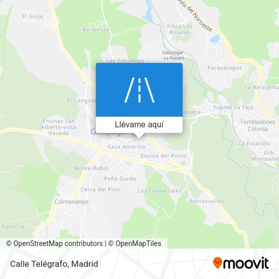 Mapa Calle Telégrafo