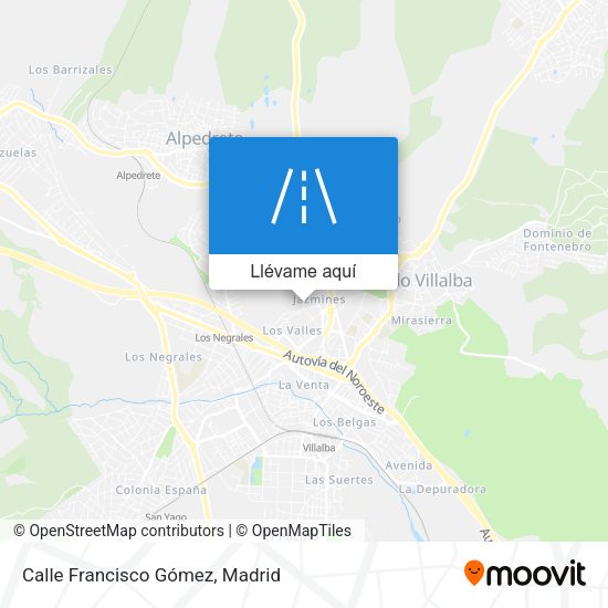 Mapa Calle Francisco Gómez