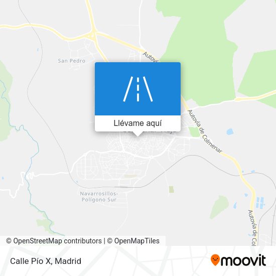 Mapa Calle Pío X