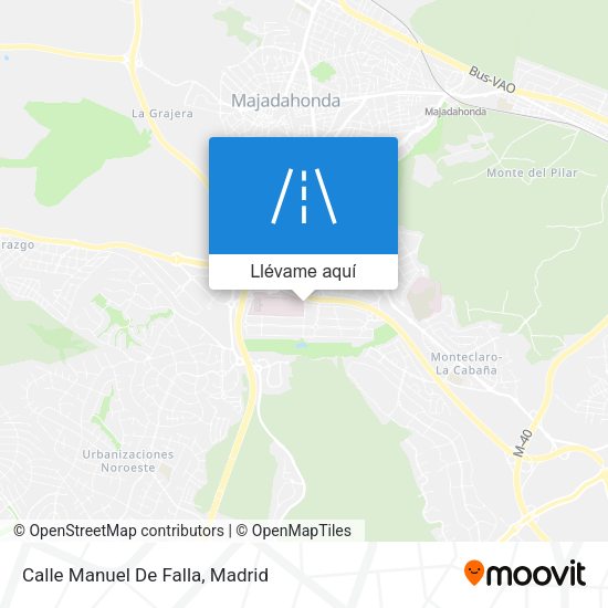Mapa Calle Manuel De Falla