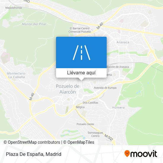 Mapa Plaza De España