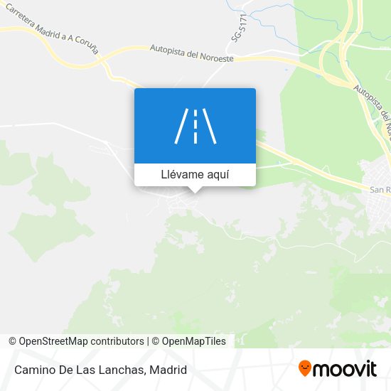 Mapa Camino De Las Lanchas