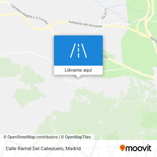 Mapa Calle Ramal Del Cabezuelo