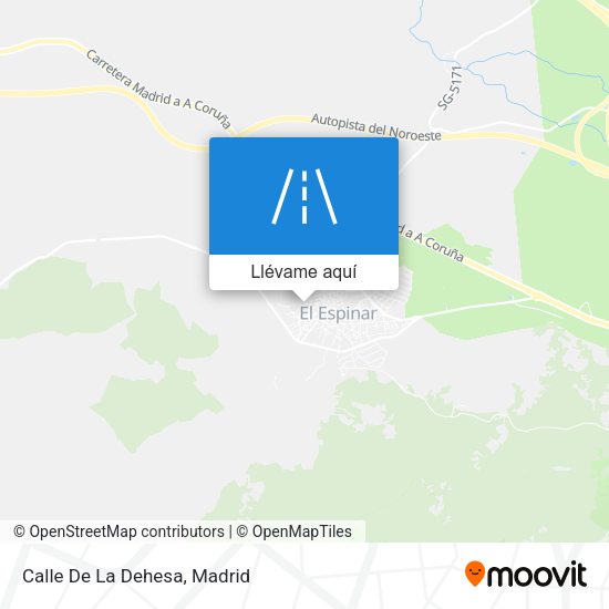 Mapa Calle De La Dehesa
