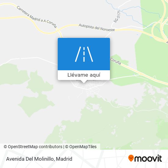 Mapa Avenida Del Molinillo