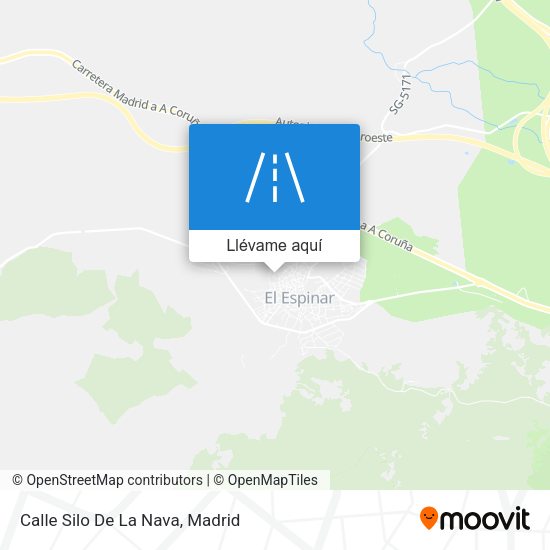 Mapa Calle Silo De La Nava