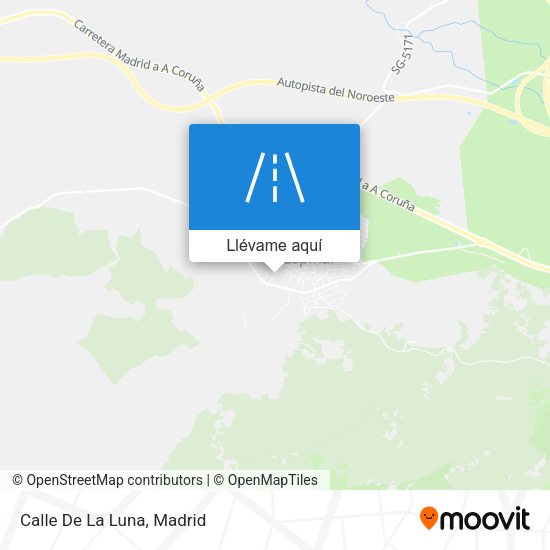Mapa Calle De La Luna