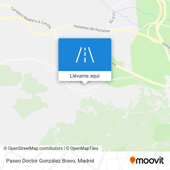 Mapa Paseo Doctor González Bravo