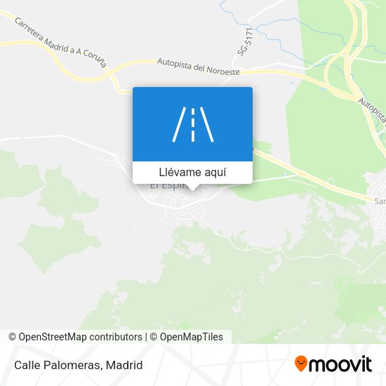 Mapa Calle Palomeras