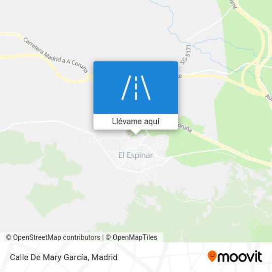 Mapa Calle De Mary García