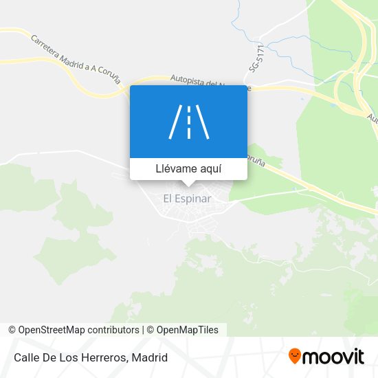Mapa Calle De Los Herreros