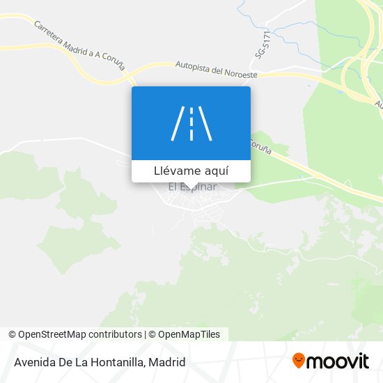 Mapa Avenida De La Hontanilla