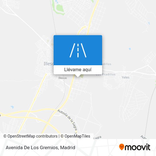 Mapa Avenida De Los Gremios
