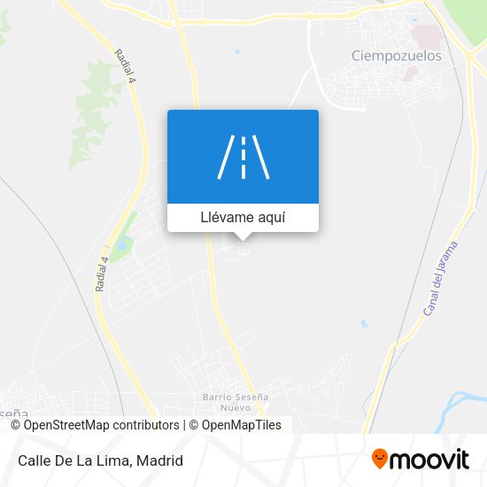 Mapa Calle De La Lima