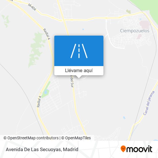 Mapa Avenida De Las Secuoyas