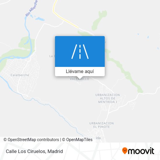 Mapa Calle Los Ciruelos