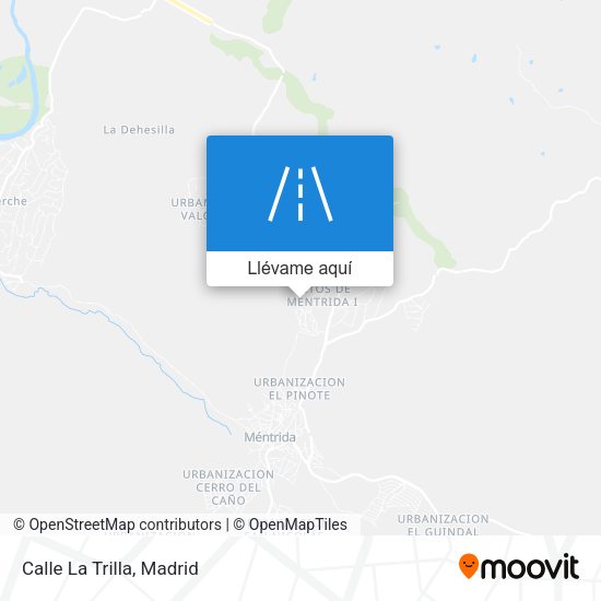 Mapa Calle La Trilla