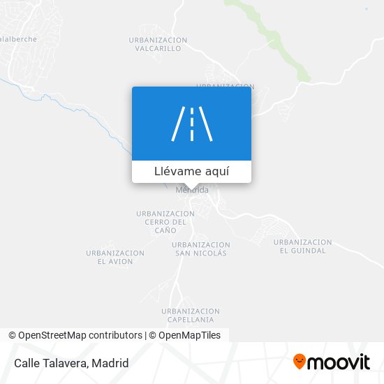 Mapa Calle Talavera