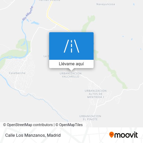 Mapa Calle Los Manzanos
