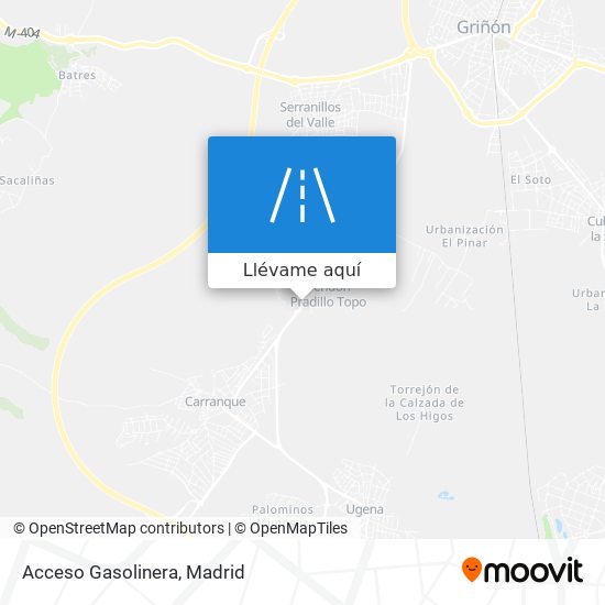Mapa Acceso Gasolinera
