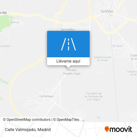 Mapa Calle Valmojado
