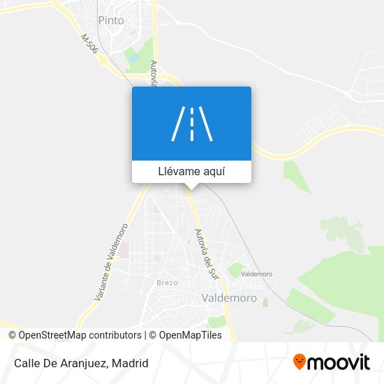 Mapa Calle De Aranjuez