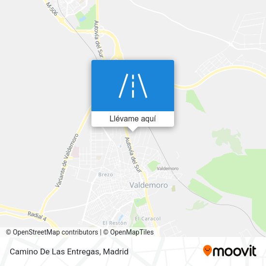 Mapa Camino De Las Entregas